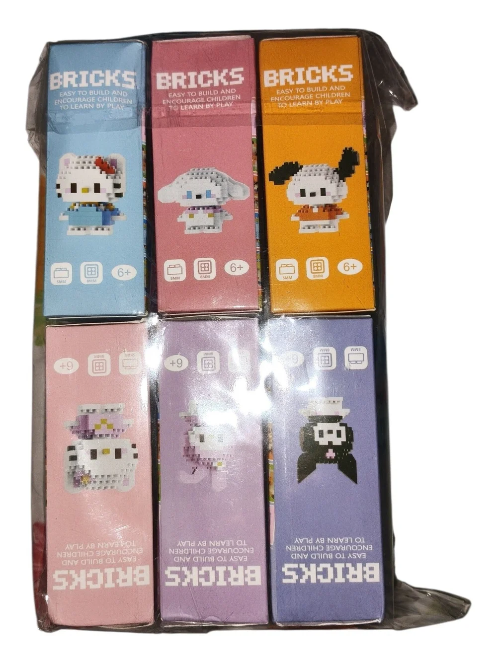 #242 BRICKS Mini Hello Kitty & Friends Building Block Sets - 6 Assorted Boxes